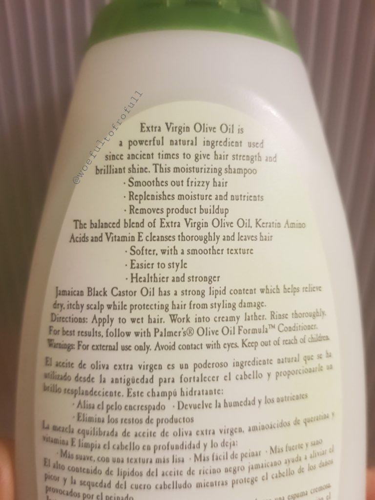 Shampoo bottle - reverse
