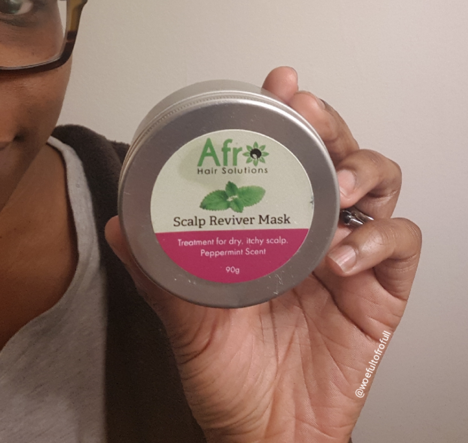woeful to frofull, afro hair solutions scalp reviver mask